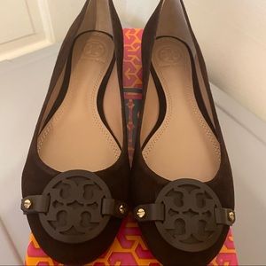 BRAND NEW - Tory Burch Suede Ballet Flats